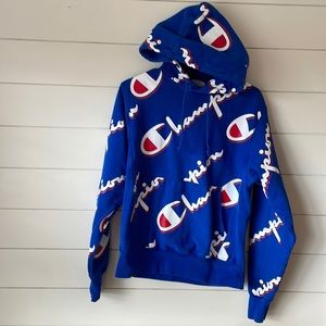 Champion logo hoodie